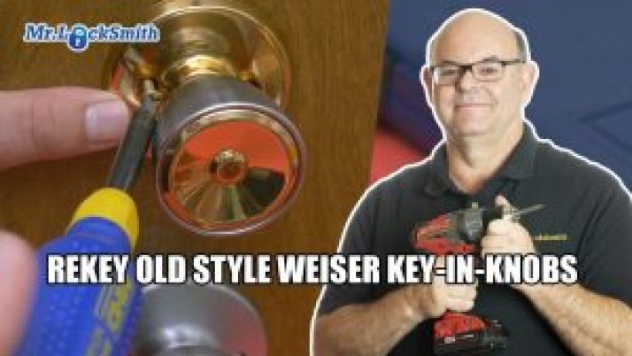 Rekey Old Style Weiser Locks Key in Knobs | Aldergrove